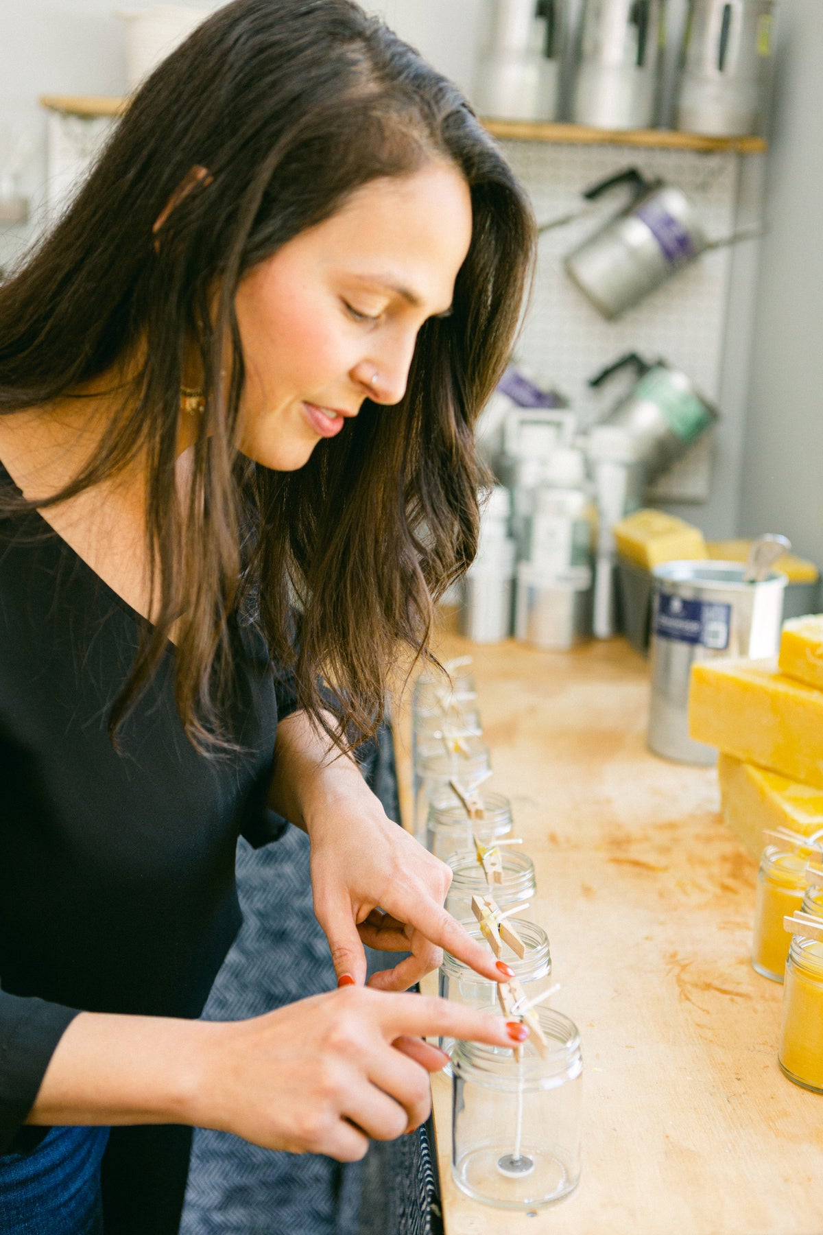 Solstice Naturals candle-making studio in Gainesville Georgia