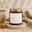 Solstice Naturals Pure Honey Unscented beeswax candle mockup and lifestyle image